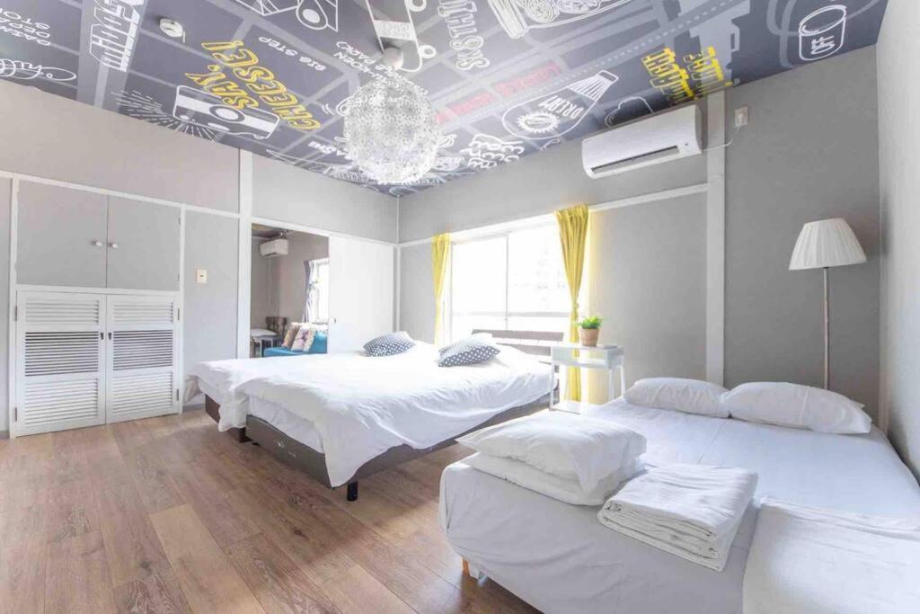 Apartamento Sanacion Namba 難波千日前の5Ldk120平米 駅徒歩2分 広々バルコニーでバーベキューも可能 Osaka Exterior foto