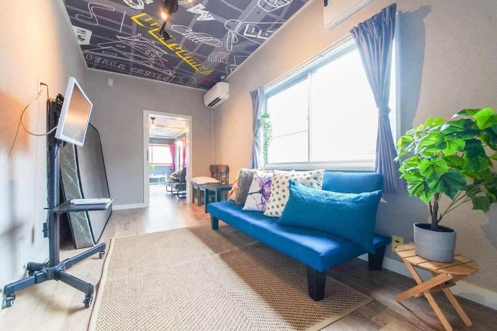 Apartamento Sanacion Namba 難波千日前の5Ldk120平米 駅徒歩2分 広々バルコニーでバーベキューも可能 Osaka Exterior foto