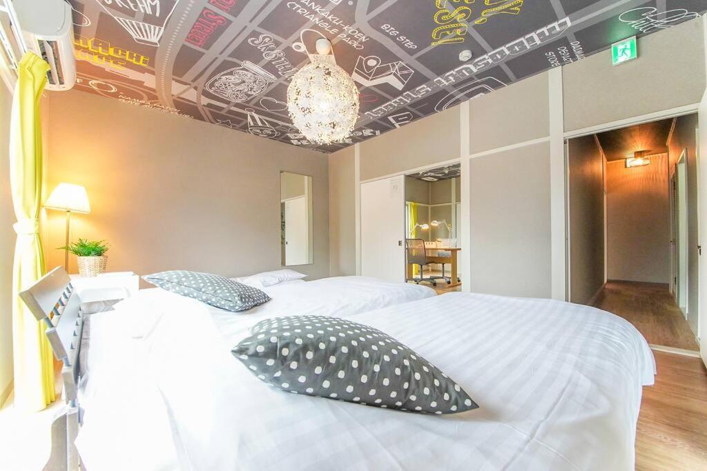 Apartamento Sanacion Namba 難波千日前の5Ldk120平米 駅徒歩2分 広々バルコニーでバーベキューも可能 Osaka Exterior foto