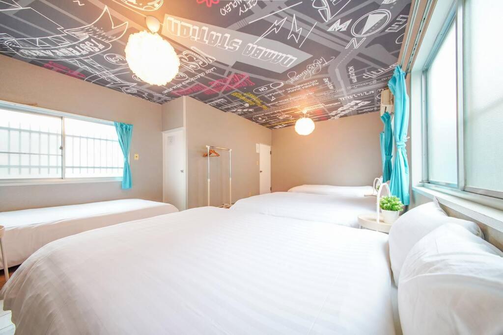 Apartamento Sanacion Namba 難波千日前の5Ldk120平米 駅徒歩2分 広々バルコニーでバーベキューも可能 Osaka Exterior foto